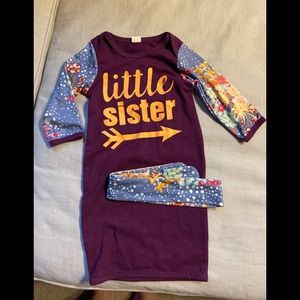 Little sister Gown and headband